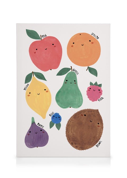 Canvastavlor Colorful Fruits Canvastavla (30x40 cm)