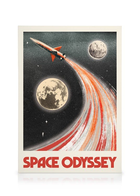Canvas Schilderijen Space Odyssey Canvas (50x70 cm)