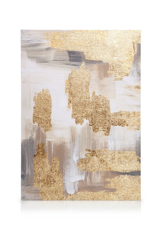 Golden Painting No1 Toile (50x70 cm) - Art abstrait