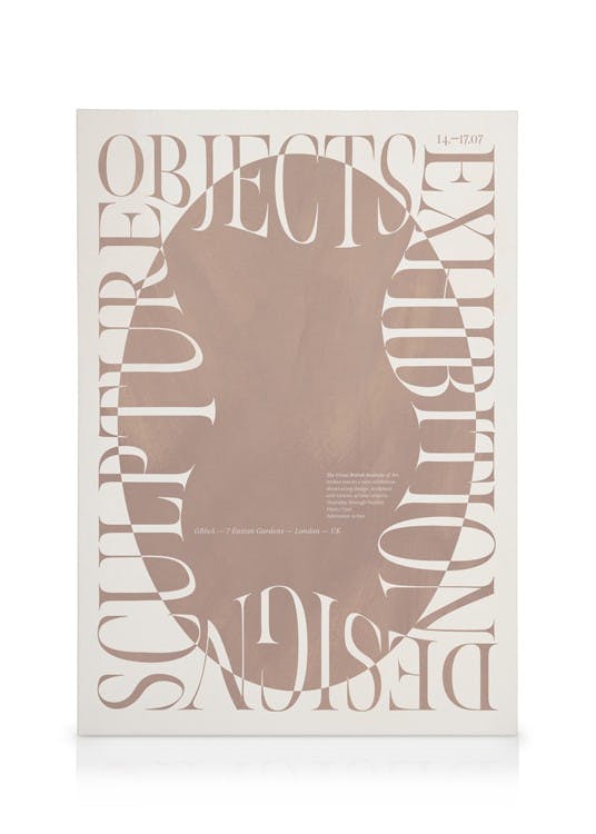 Canvas Prints Oval Exhibition Canvas print (50x70 cm)