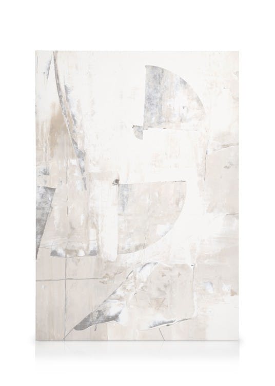 Canvas Prints Abstract Acrylic Painting No5 Canvas print (50x70 cm - Black Frame)