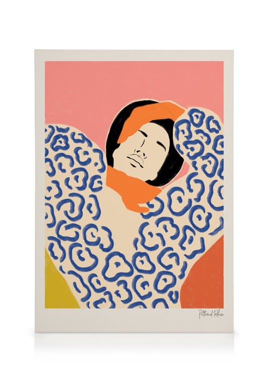 Canvas Prints Patterned Blouse Canvas print (50x70 cm)