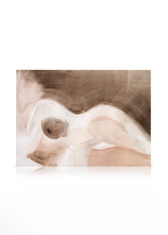Femme Shapes Watercolor No1 Canvas (50x70 cm)