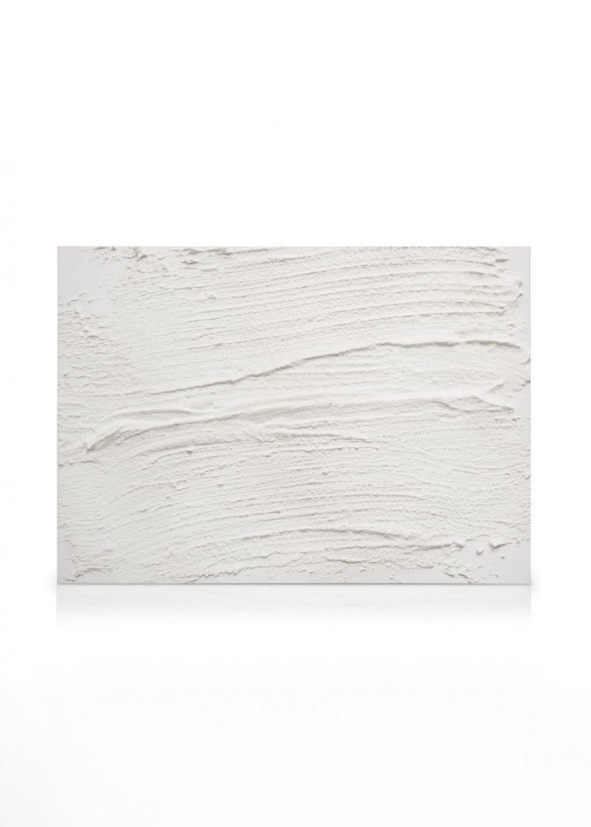 Plaster Texture Toile (30x40 cm - Cadre noir) - Art abstrait