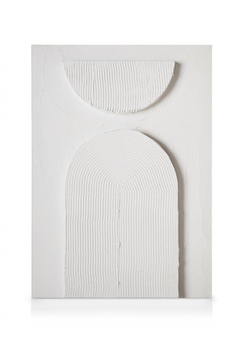 Canvas Prints Graphic Shapes Texture No1 Canvas print (50x70 cm - Black Frame)