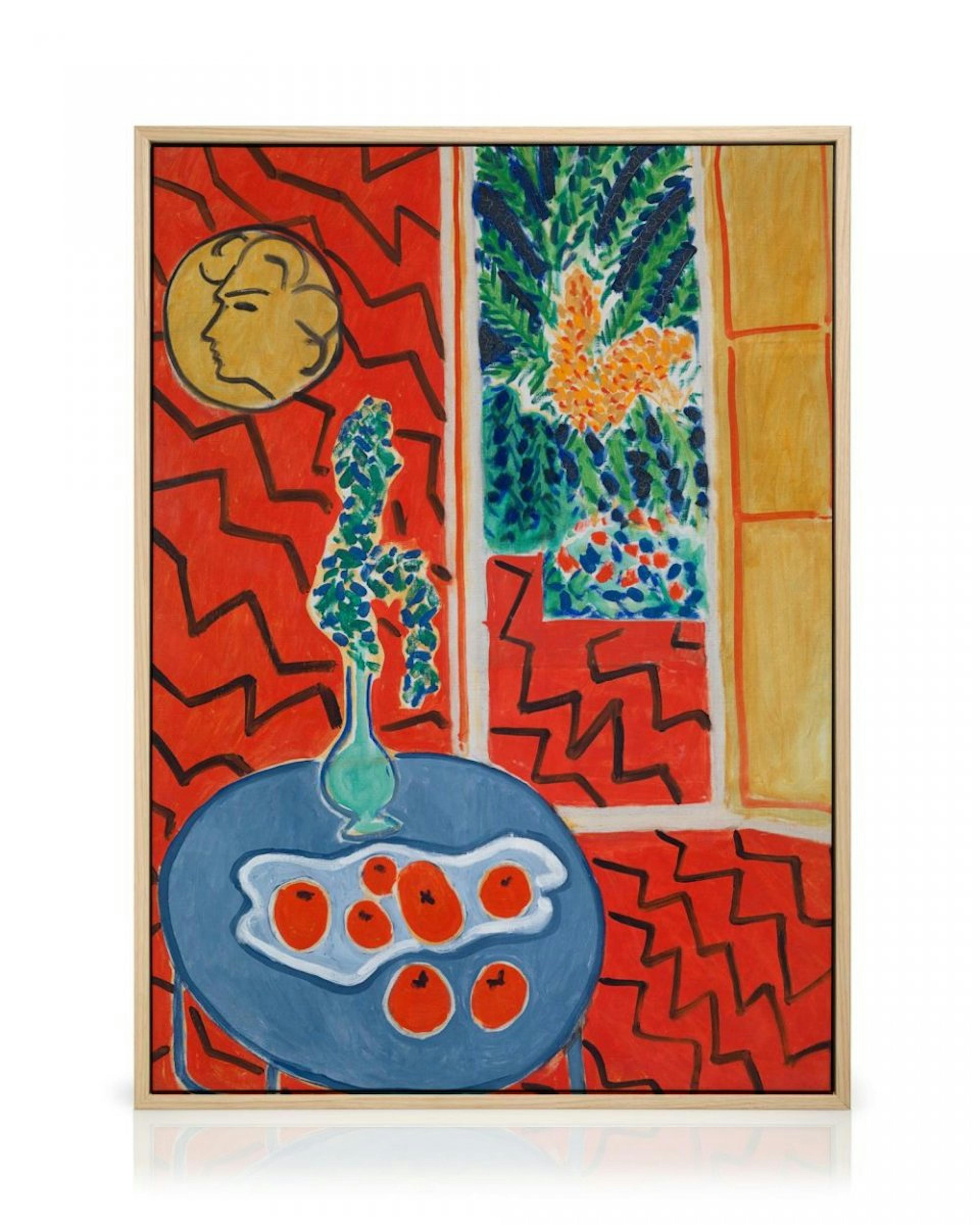 Matisse - Red Interior, Still Life on a Blue Table Obraz na płótnie