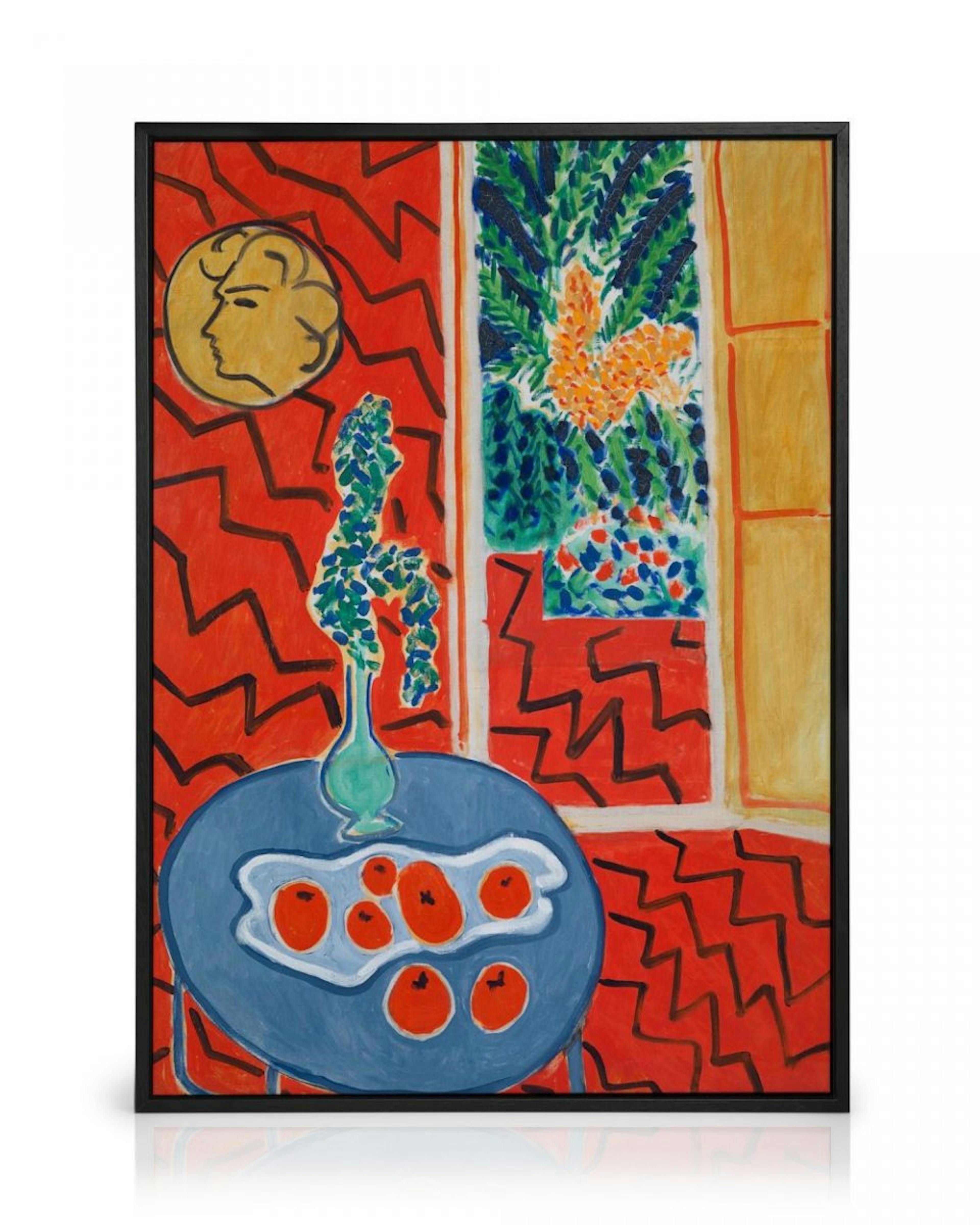 Matisse - Red Interior, Still Life on a Blue Table Obraz na płótnie