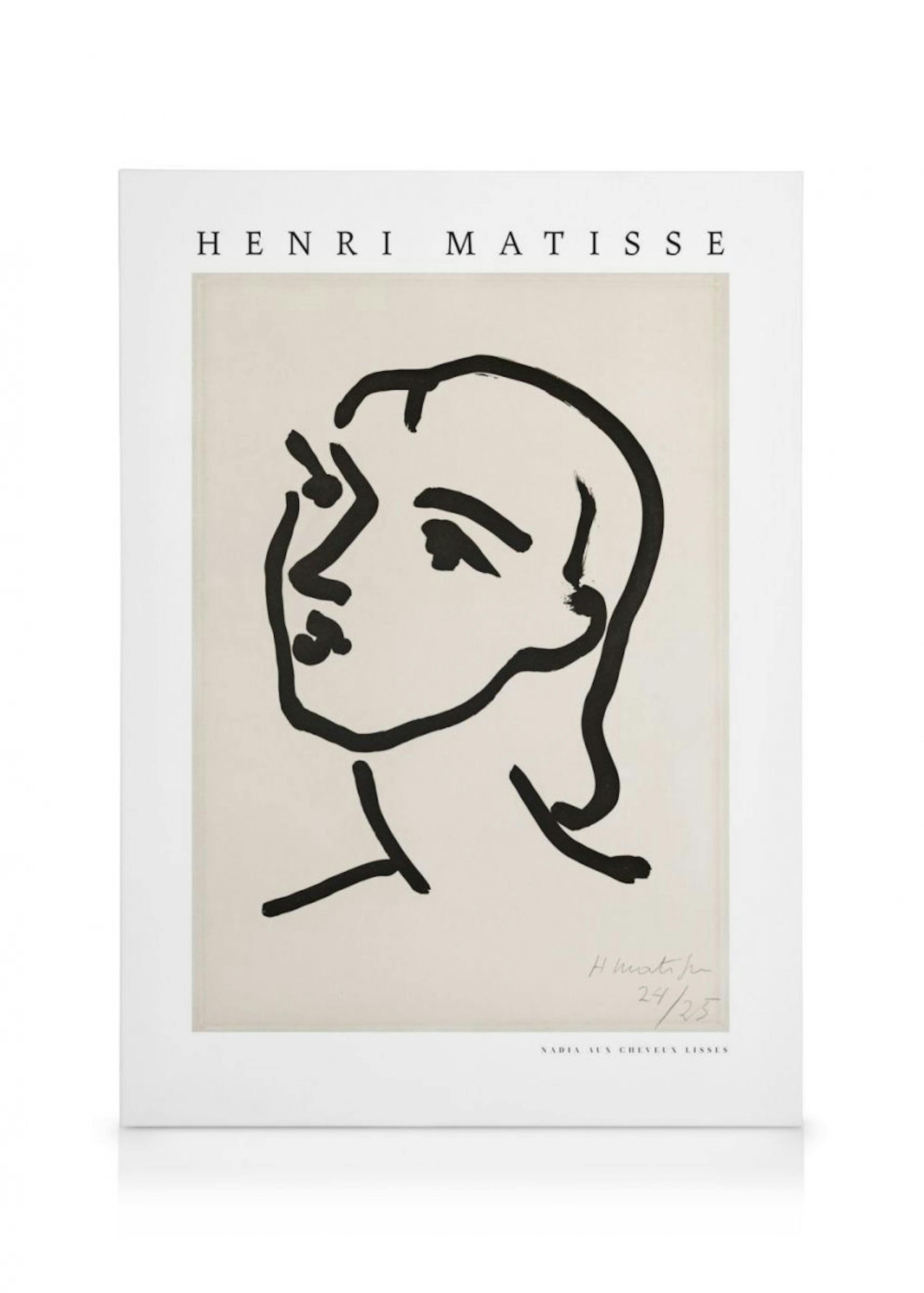 Matisse - Nadia Aux Cheveux Lisses Canvas