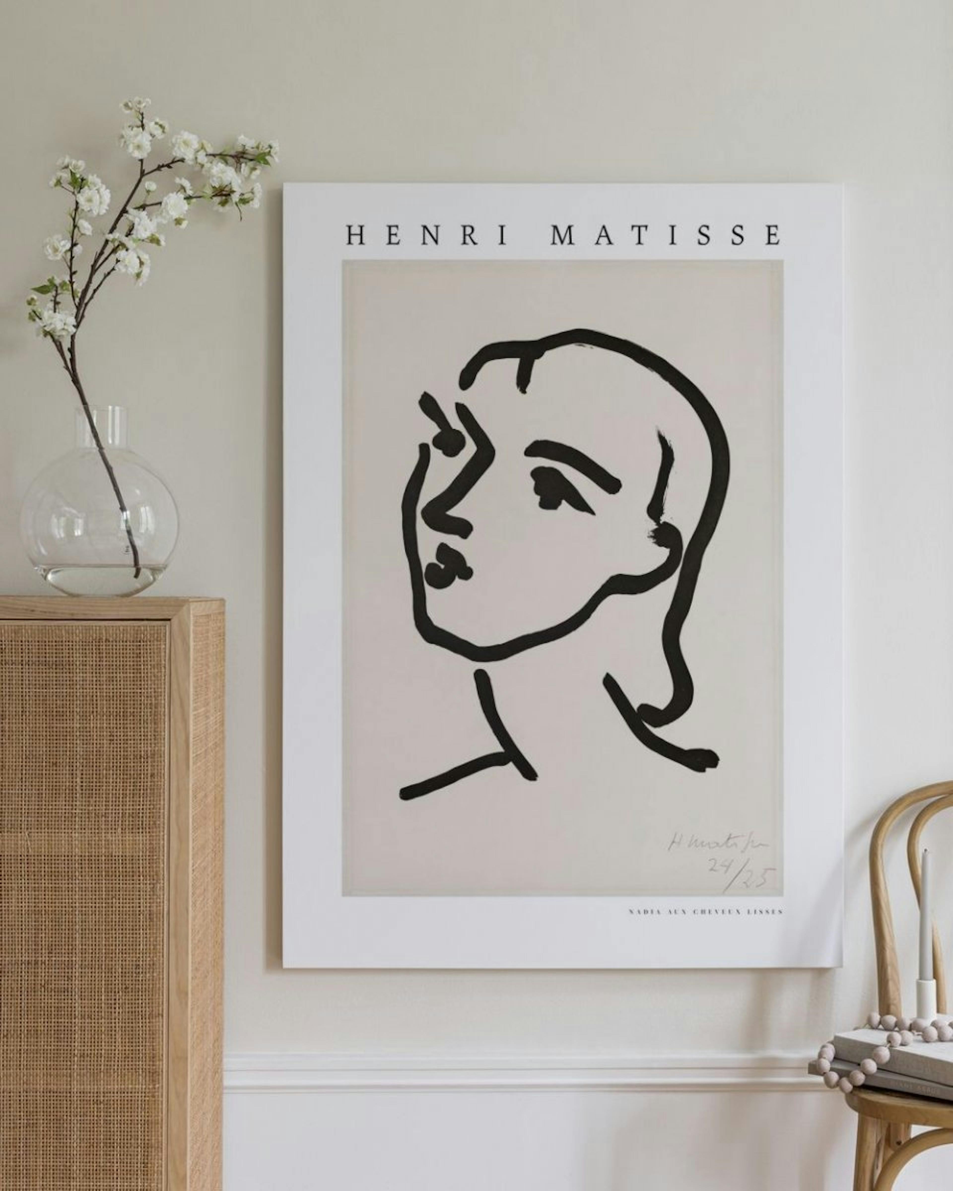 Matisse - Nadia Aux Cheveux Lisses Canvas