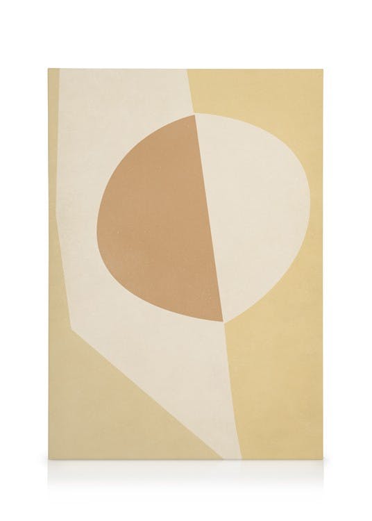 Pastel Contemporain No1 Toile (30x40 cm - Cadre de chêne) - Toiles