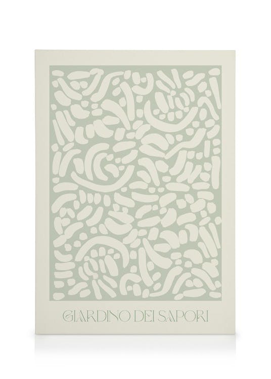 Telas decorativas Il Giardino Dei Sapori Tela (50x70 cm - Moldura Preta)