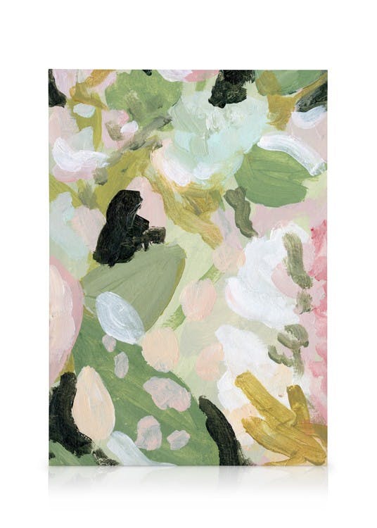 La Botanique Art No1 Canvas (50x70 cm - Fotokaders zwart)