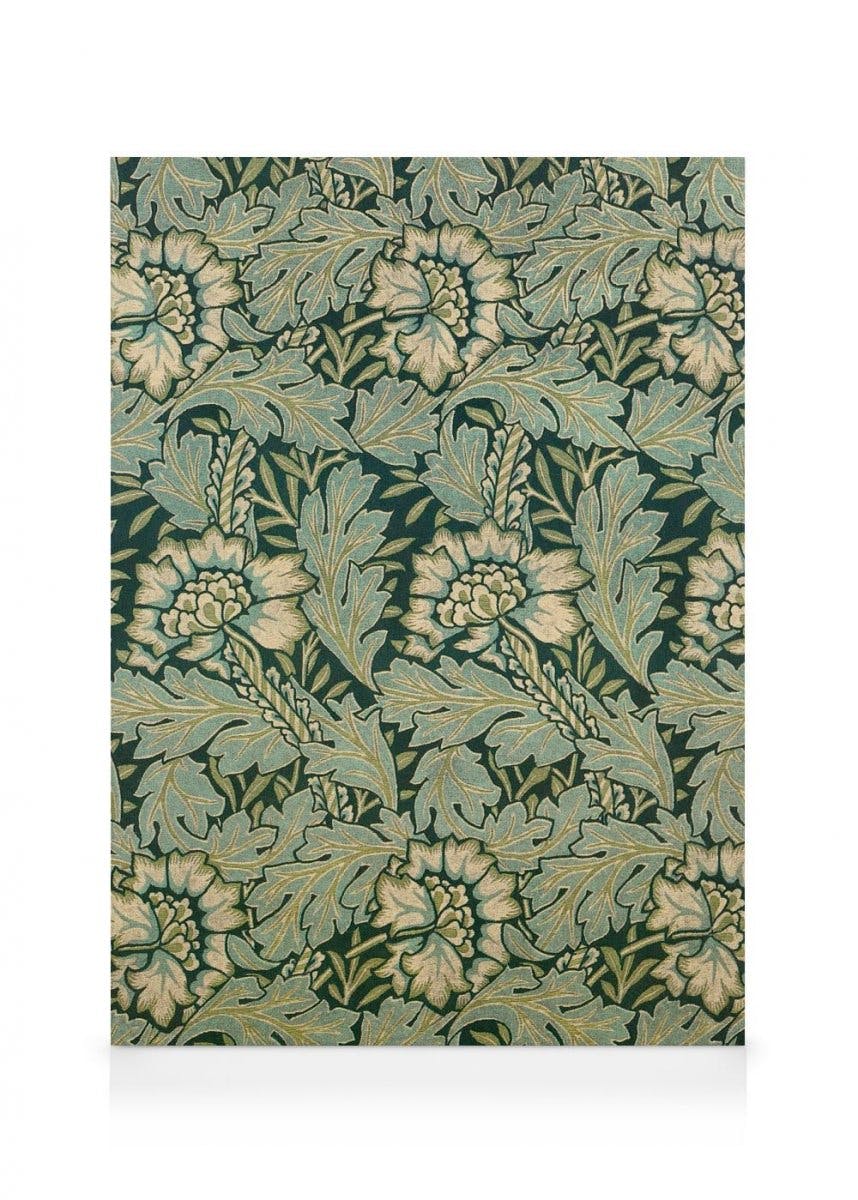 Obrazy na płótnie William Morris - Anemone Obraz na płótnie (30x40 cm - Czarna ramka)