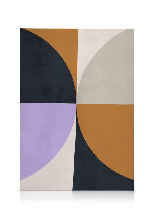 Canvas Schilderijen Irregular Shapes No1 Canvas (50x70 cm)