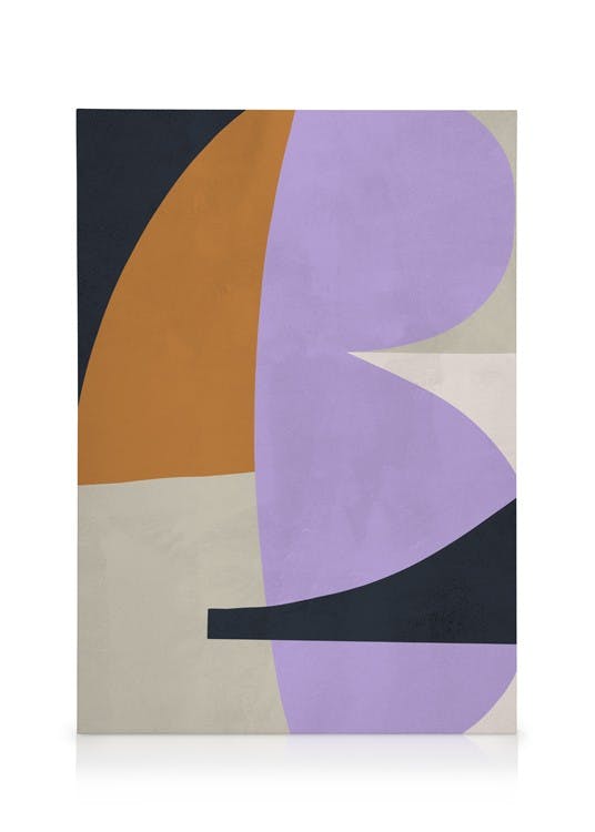 Canvas Schilderijen Irregular Shapes No2 Canvas (50x70 cm)