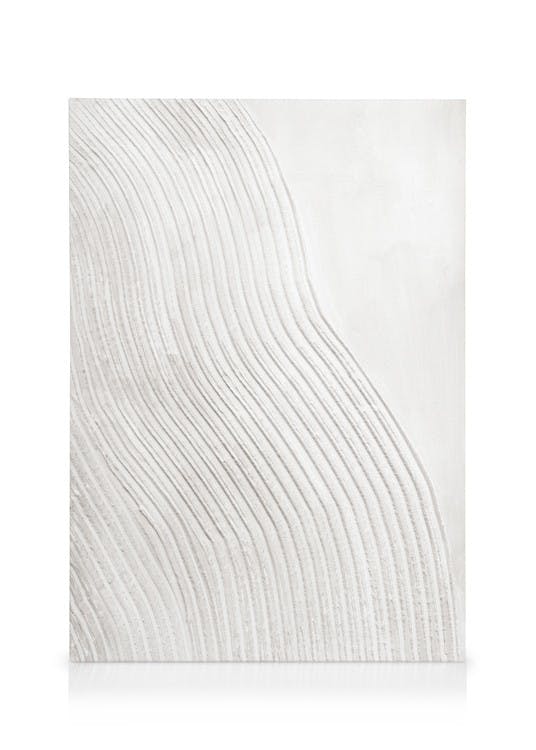 Canvastavlor Soft Lines Texture No2 Canvastavla (100x140 cm - Svart ram)