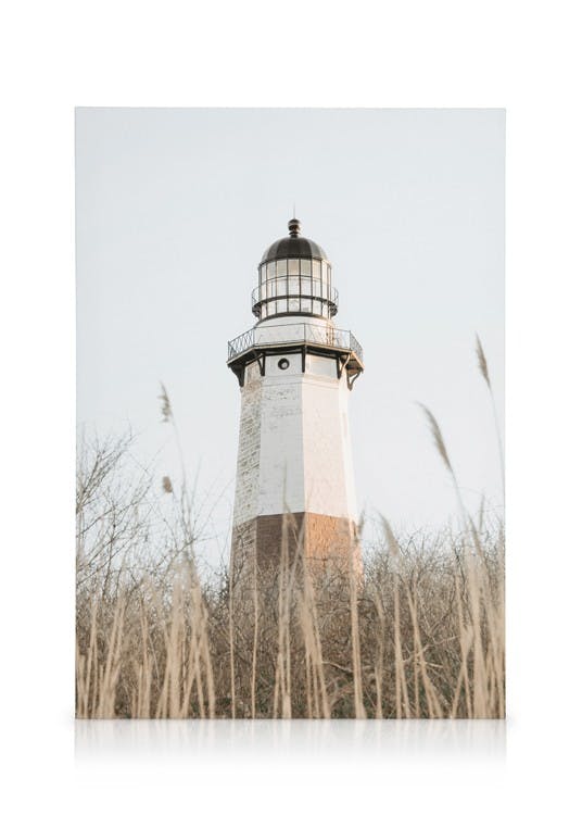 Canvastavlor Montauk Point Lighthouse Canvastavla (30x40 cm - Ekram)