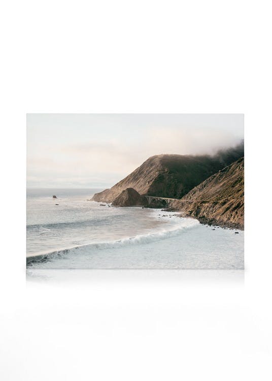 Canvas Prints Sunset over Big Sur Canvas print (30x40 cm)