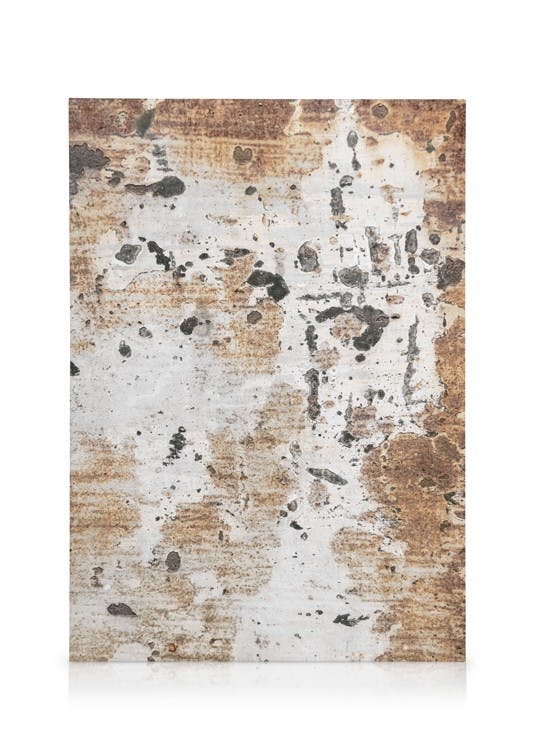 Raw Concrete Wall No1 Tableau sur toile (50x70 cm - Cadre de chêne) - Art abstrait