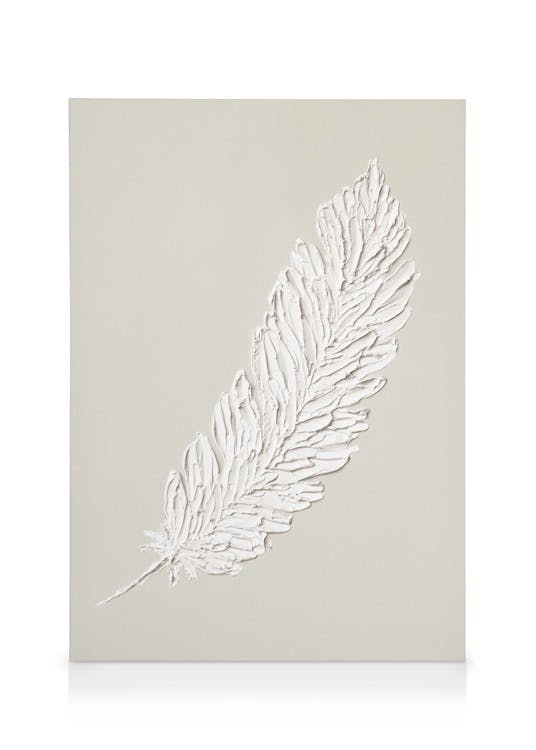 Feather Texture Tableau sur toile (30x40 cm) - Toiles