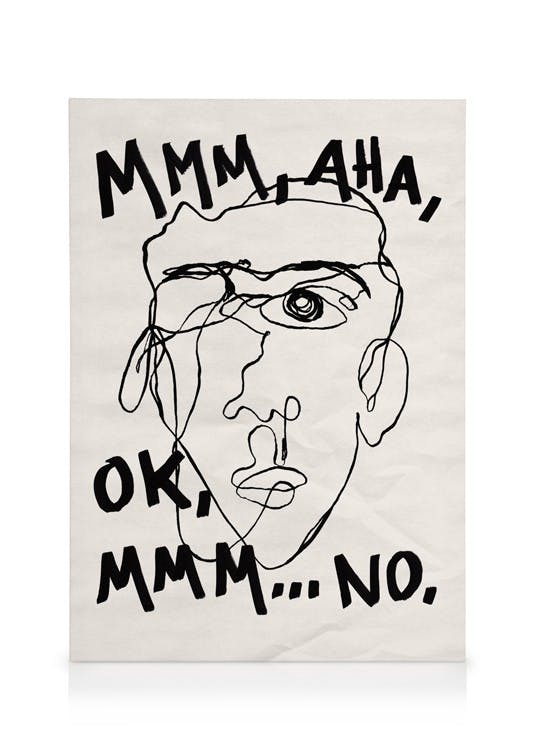 Canvas Prints Portrait Sketch No1 Canvas print (30x40 cm)