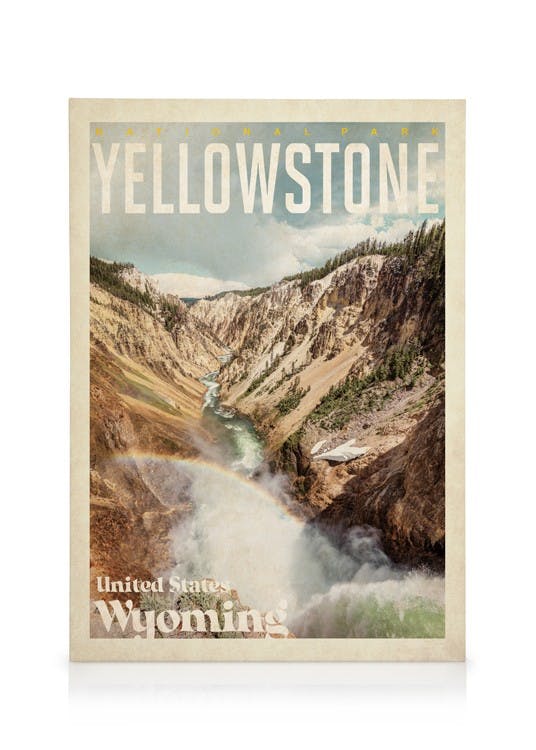 Canvas Prints Yellowstone Canvas print (30x40 cm)