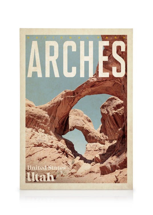 Canvas Prints Arches Canvas print (50x70 cm)