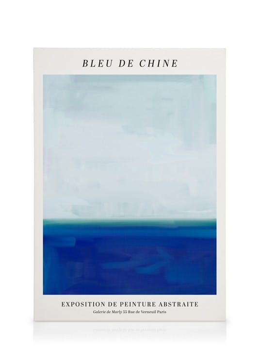 Bleu de Chine Stampa su Tela (70x100 cm)- Arte