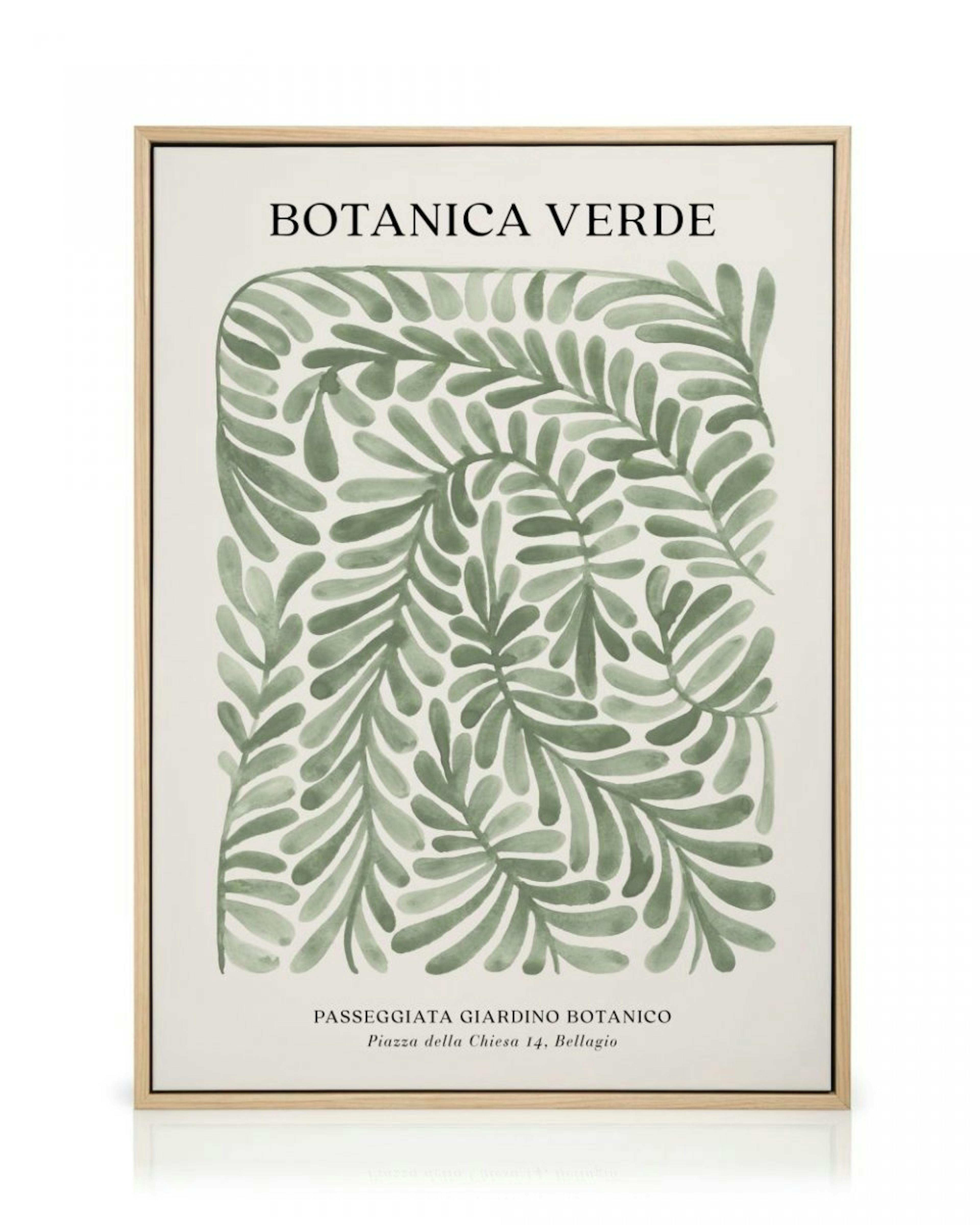 Botanica Verde Leinwandbild