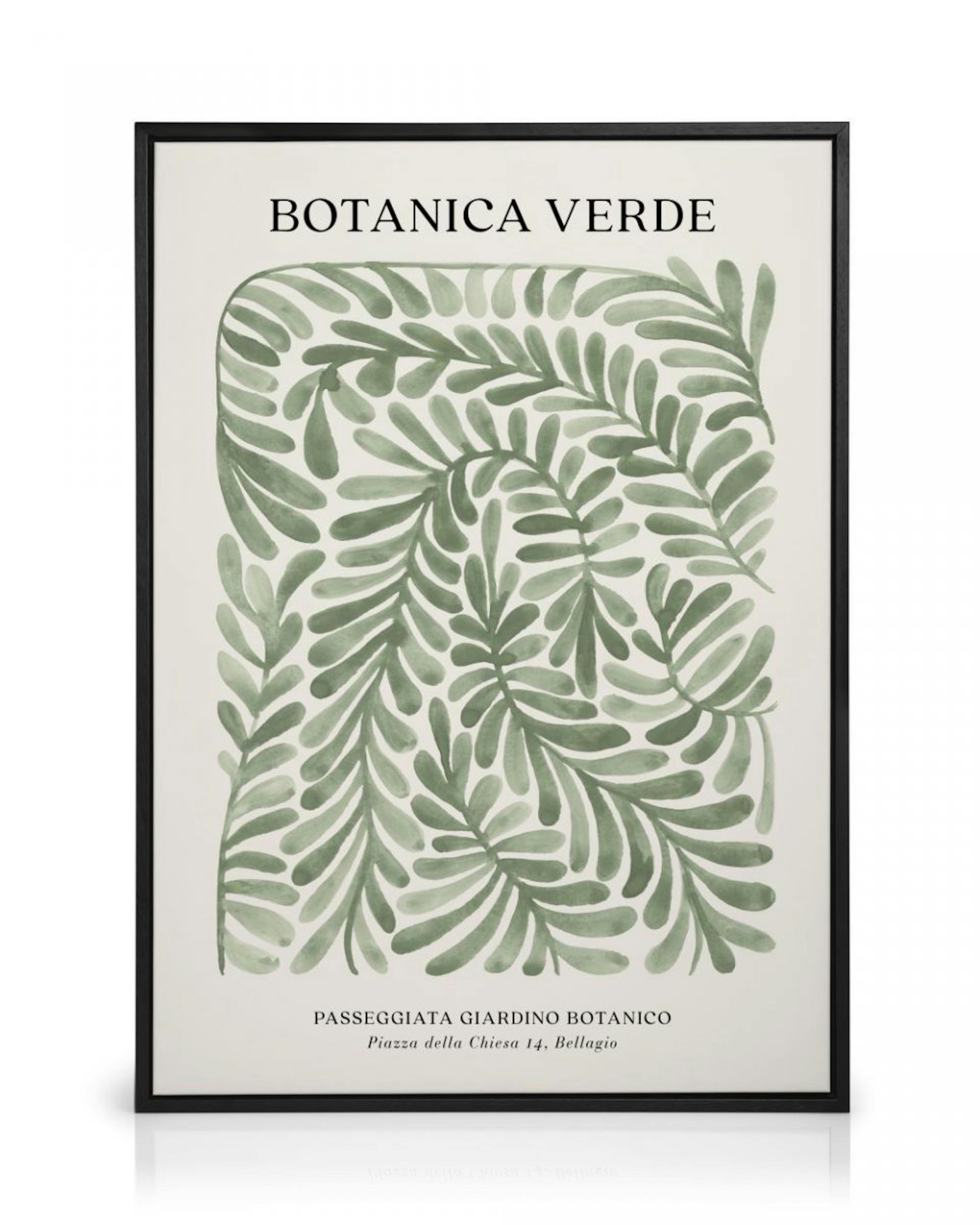 Botanica Verde Canvas print