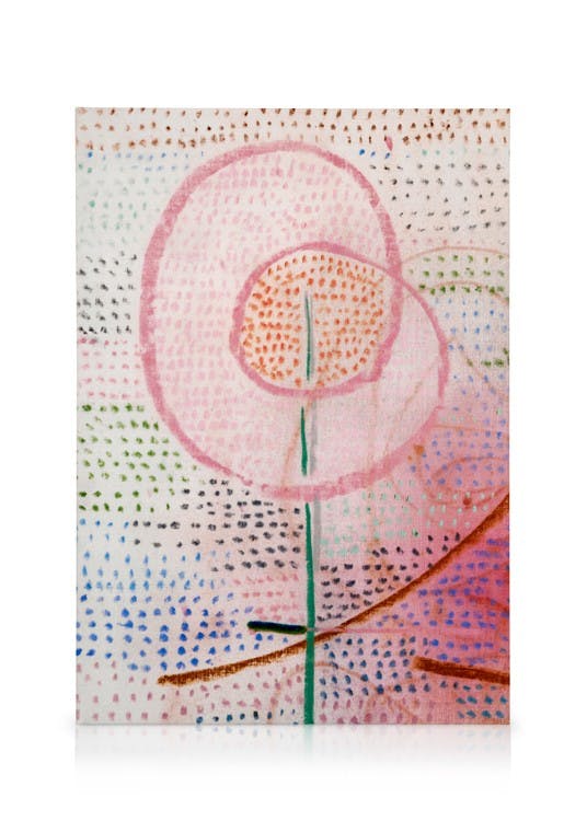 Paul Klee - Blossoming Toile (30x40 cm - Cadre de chêne) - Peintres célèbres