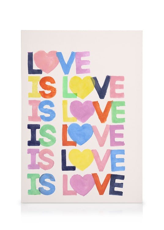 Canvastavlor Love Is Canvastavla (50x70 cm - Ekram)