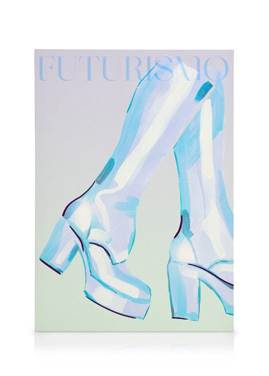 Canvastavlor Futurismo Canvastavla (50x70 cm - Svart ram)