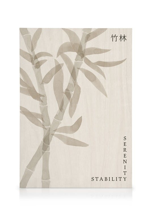 Obrazy na płótnie Japandi Bamboo Obraz na płótnie (50x70 cm)