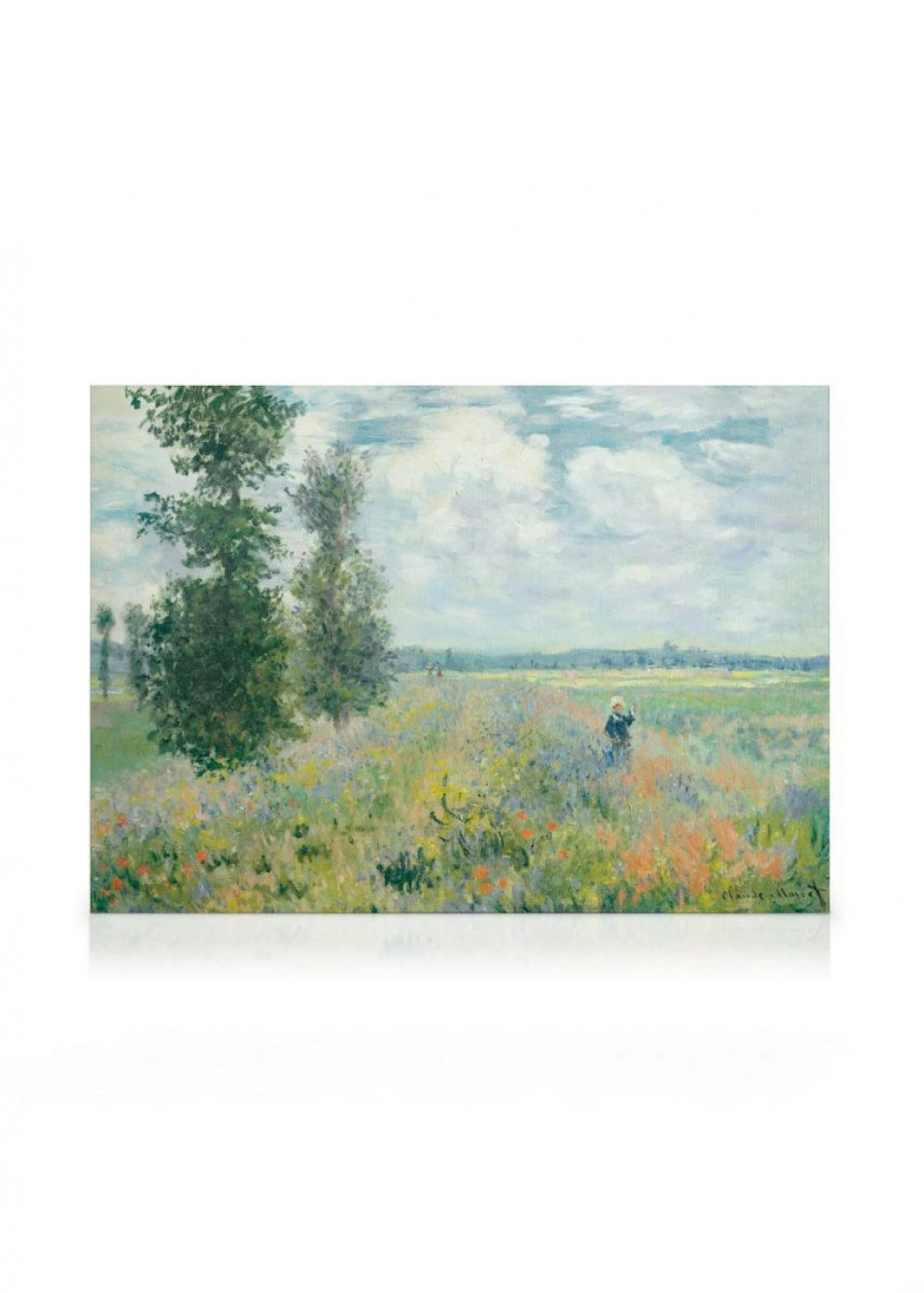 Monet - Poppy Fields near Argenteuil Leinwandbild 0