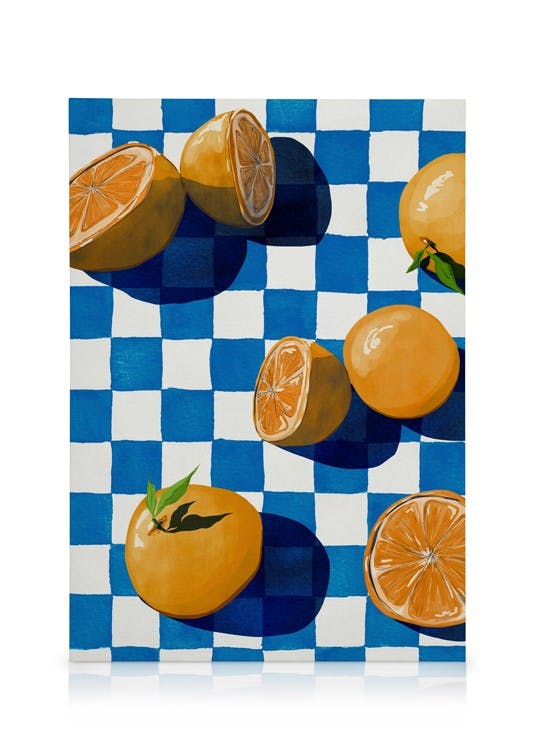 Snacks from the Tree Toile (50x70 cm - Cadre de chêne) Toiles