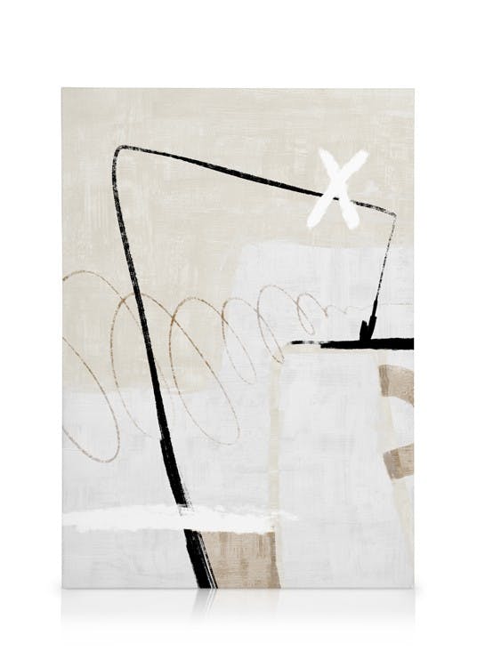 Obrazy na płótnie Abstract Sketches No2 Obraz na płótnie (50x70 cm - Ramka dębowa)