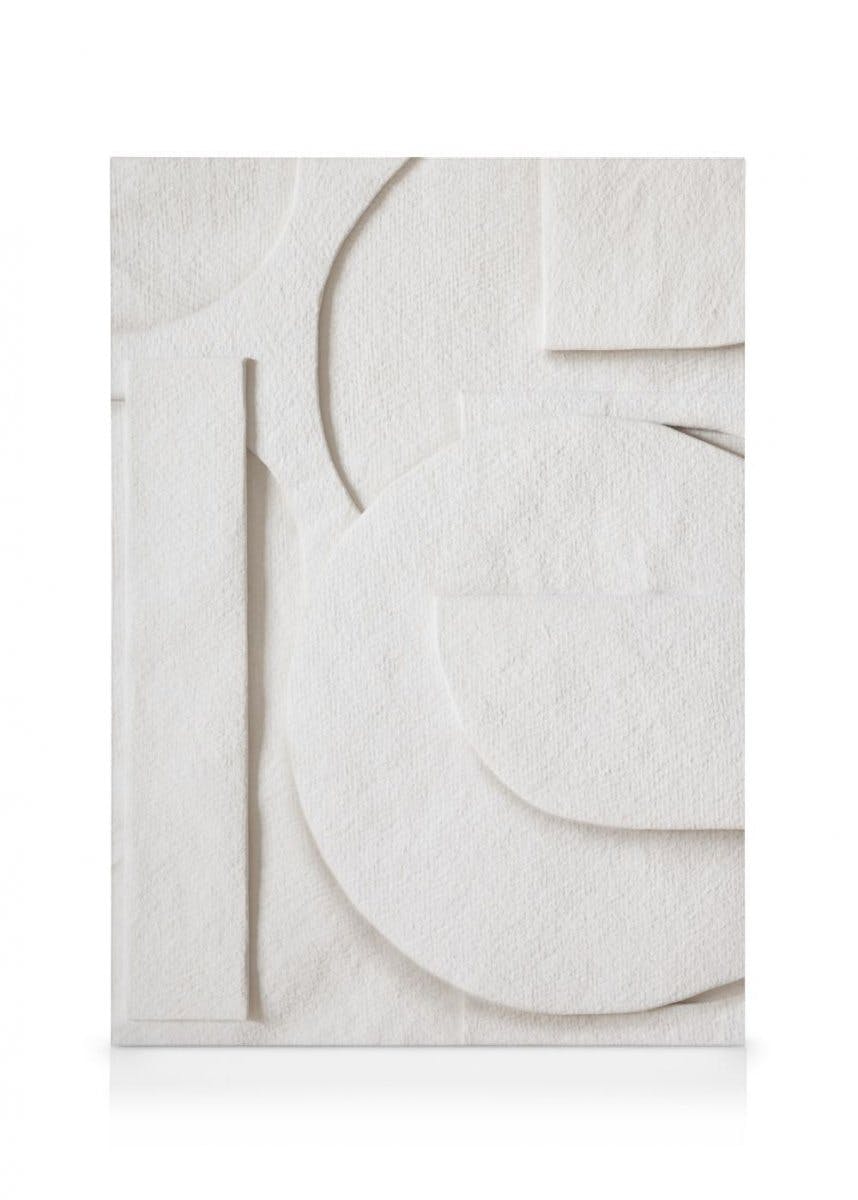 Canvas Prints Paper Cut-Outs Canvas print (30x40 cm - Oak Frame)