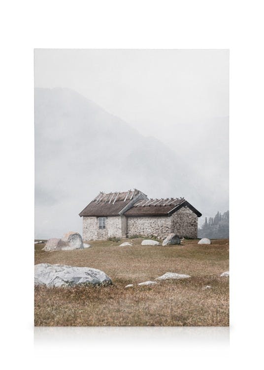 Obrazy na płótnie Barren Cottage Obraz na płótnie (30x40 cm - Ramka dębowa)