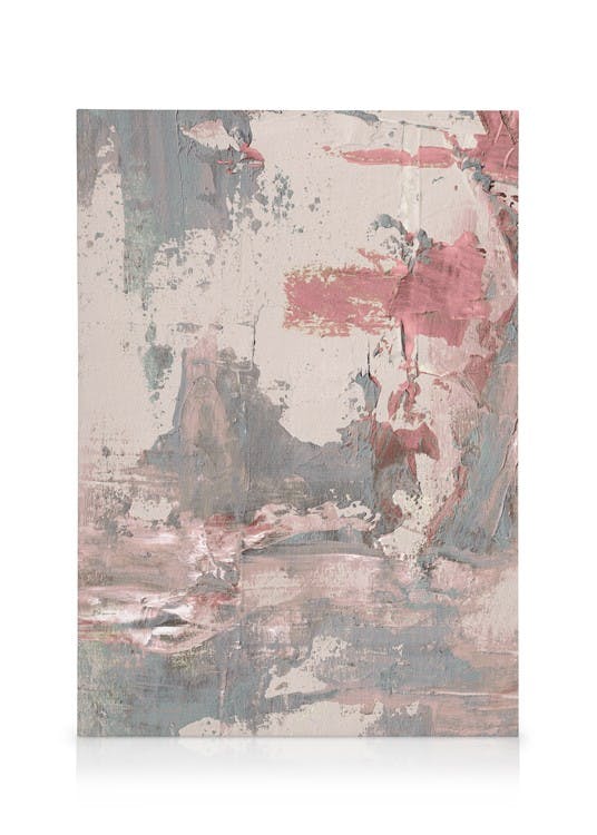 Canvastavlor Raw Painting No1 Canvastavla (70x100 cm - Svart ram)