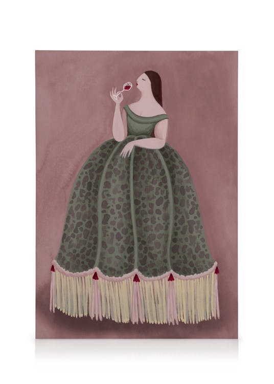 Canvastavlor A Little Sip Canvastavla (50x70 cm)