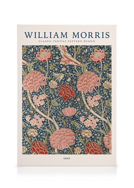 Canvas Prints William Morris - Cray Canvas print (50x70 cm)