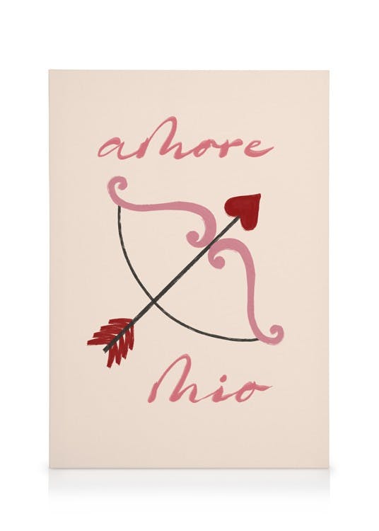 Canvas Prints Amore Mio Canvas print (30x40 cm - Oak Frame)