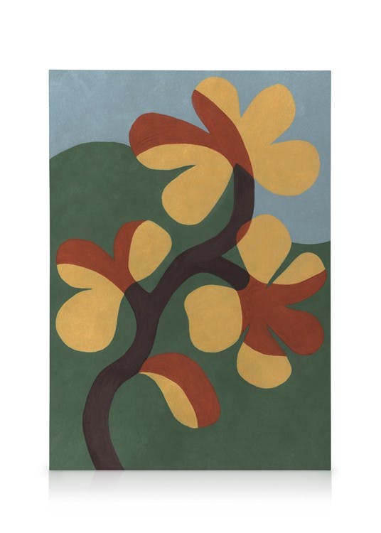 Canvas Prints The Growth Canvas print (30x40 cm - Black Frame)