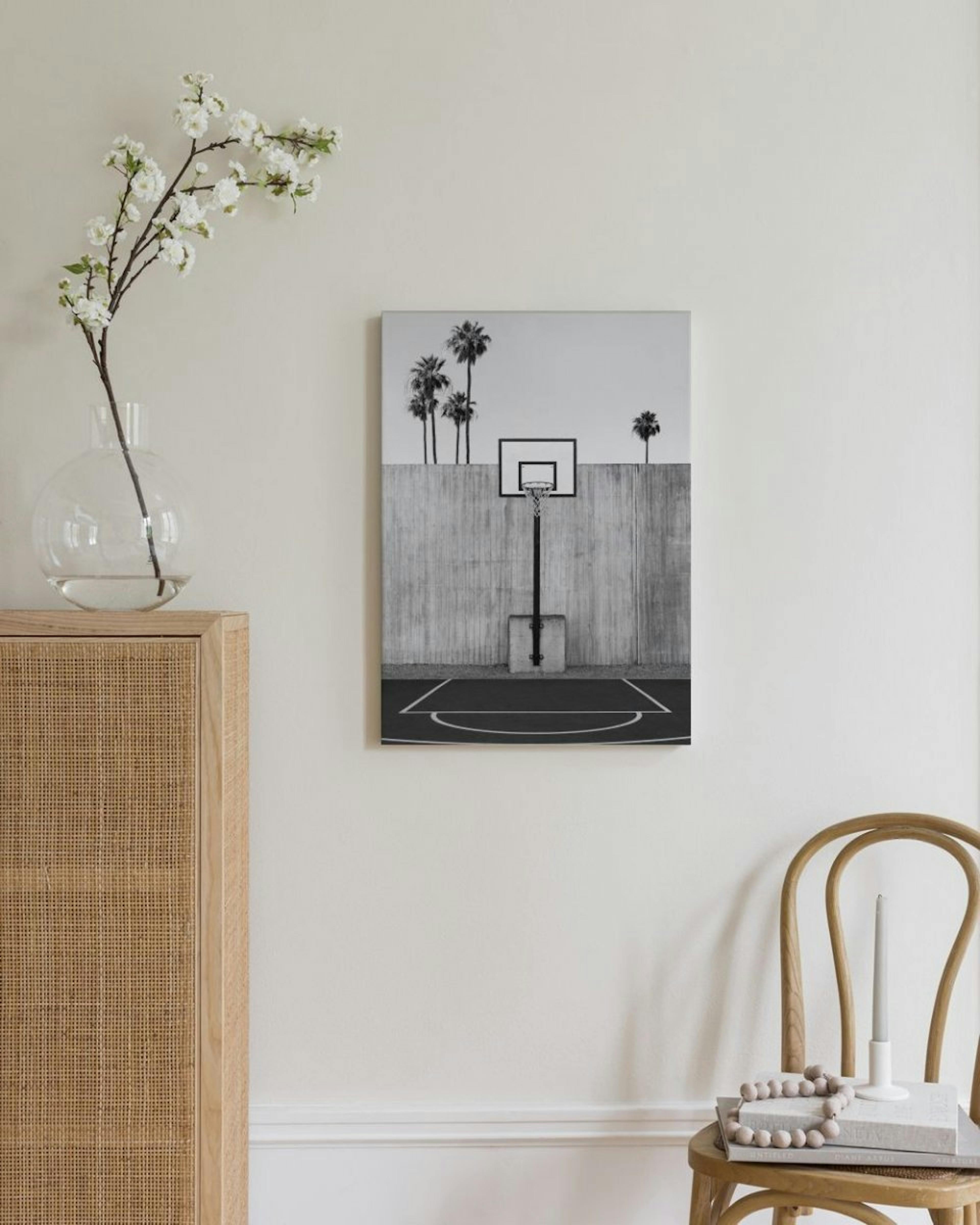 California Basketball Court Lienzo