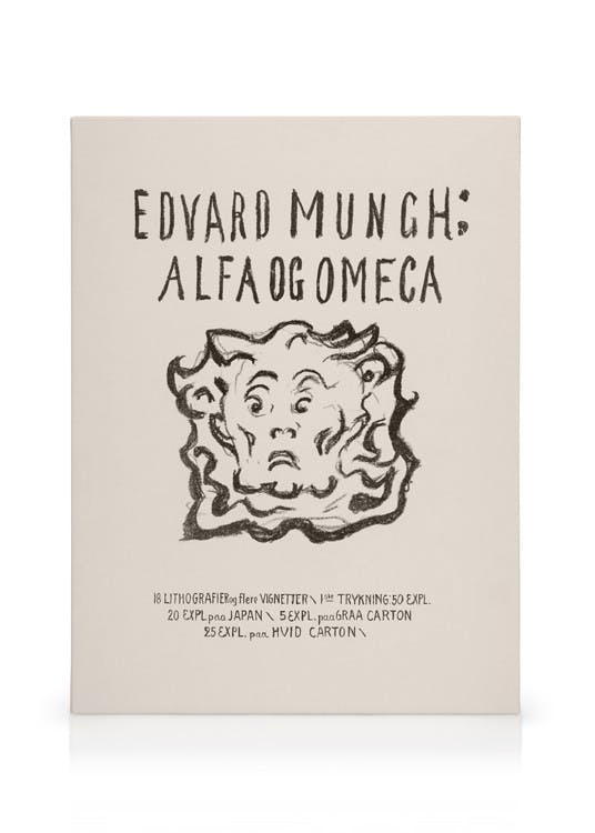Canvas Prints Edvard Munch - Alfa and Omega Canvas print (30x40 cm - Black Frame)