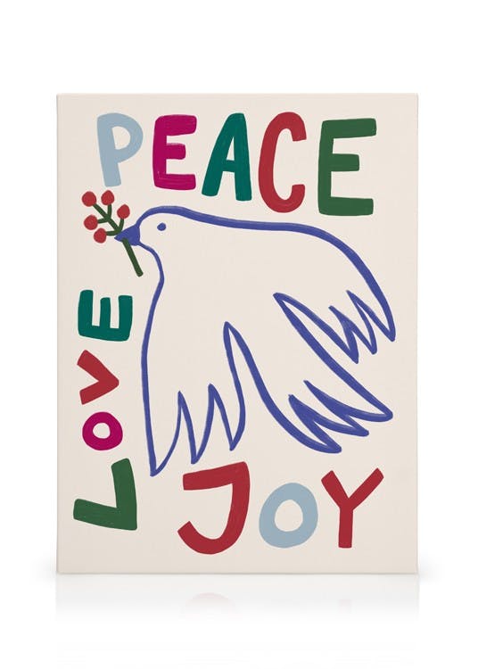 Telas decorativas Peace Love Joy Tela (50x70 cm)