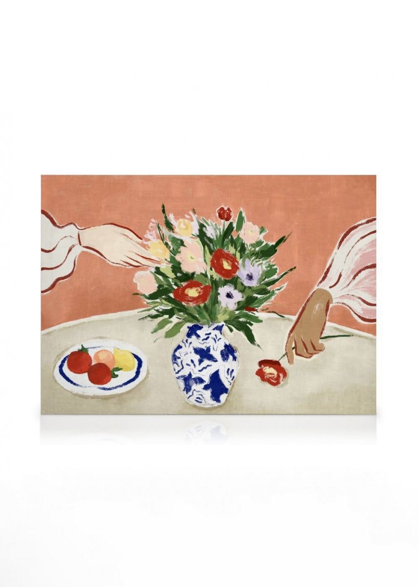Bouquet Together Stampa su Tela (50x70 cm)-Stampe su tela
