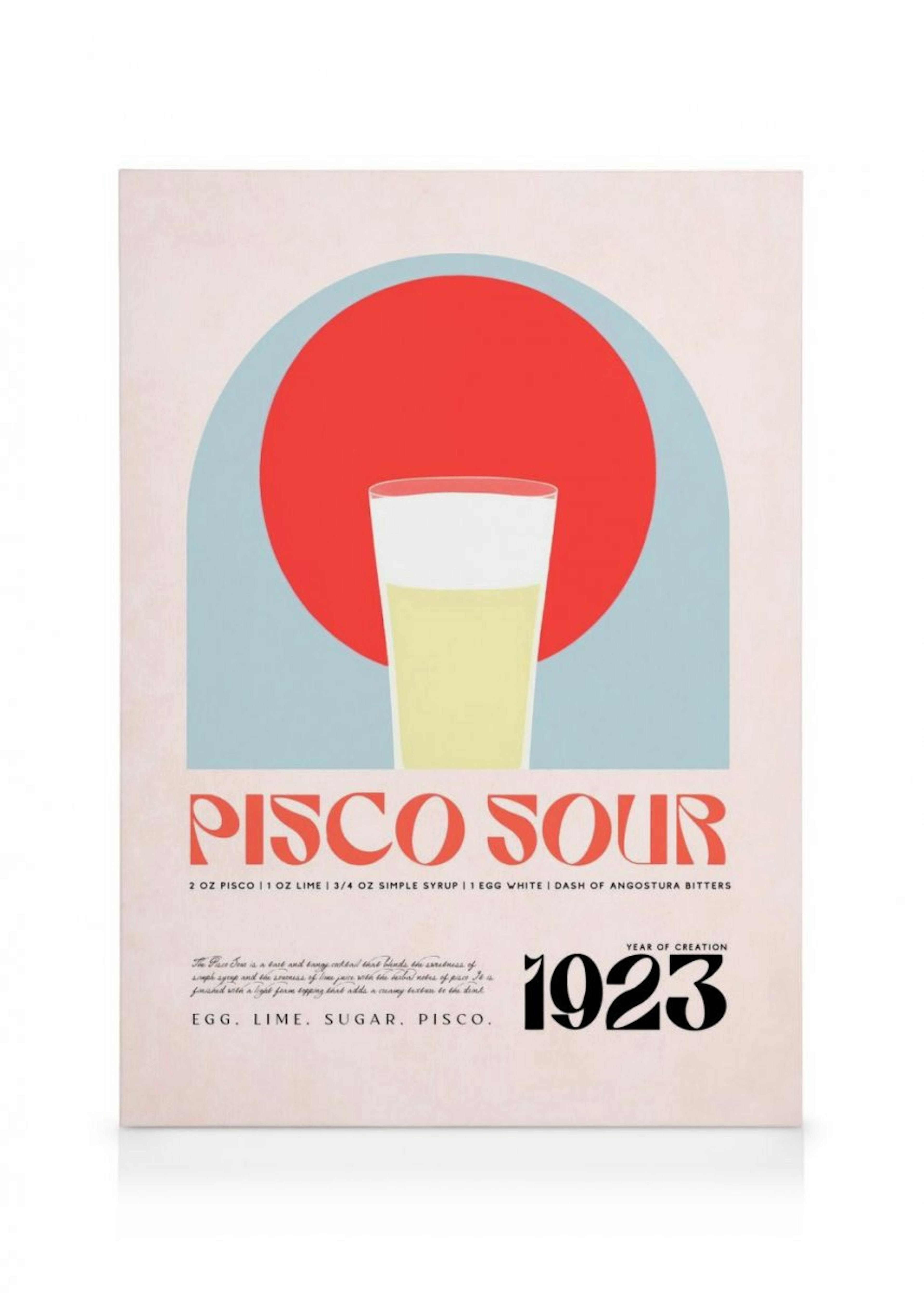 Pisco Sour Classic Recipe Καμβάς 0