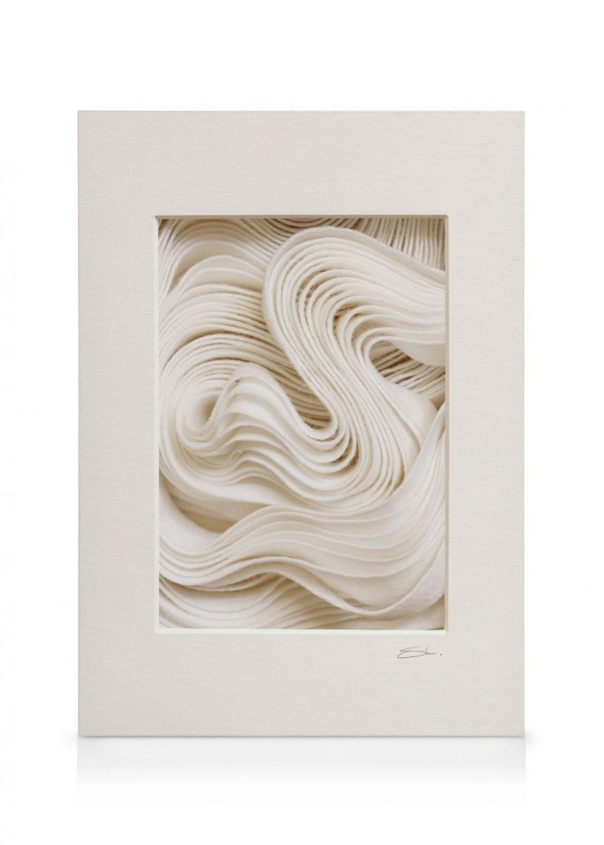 Canvas Prints Tactile Fabric No2 Canvas print (30x40 cm - Black Frame)